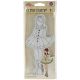 Prima Marketing Julie Nutting Mixed Media Cling Rubber Stamp Valentina