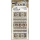 Tim Holtz Layered Stencil 4.125inchesX8.5inchesHoliday Knit