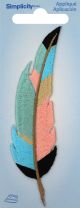 Wrights Iron On Applique Feather