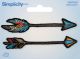 Wrights Iron On Appliques 2 Per Pkg Rustic Arrows