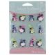 Jolees Cabochon Dimensional Repeat Stickers Holiday Penguins