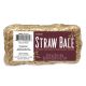 Floracraft Mini Straw Bale 5 Inch X2.5 Inch X2.5 Inch Natural
