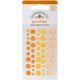 Doodlebug Sprinkles Adhesive Glitter Enamel Dots 5 Tangerine
