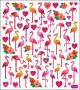 Sticker King Stickers Flamingo Love