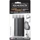 MultiPastel Compressed Chalk Sticks 4 Per Pkg Gray Tones