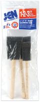 Poly Sponge Brushes 3 Per Pkg 1 inch 2 inch and 3 inch Widths