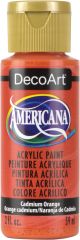 Americana Acrylic Paint 2ozCadmium Orange Transparent