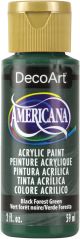 Americana Acrylic Paint 2oz Black Forest Opaque