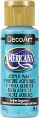 Americana Acrylic Paint 2oz Indian Turquoise Opaque