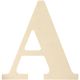 MDF Classic Font Wood Letters and Numbers 9.5 Inch A