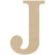MDF Classic Font Wood Letters and Numbers 9.5inchesJ