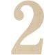 MDF Classic Font Wood Letters and Numbers 9.5 Inch 2