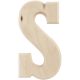 Baltic Birch University Font Letters and Numbers 5.25 inch S
