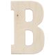 Baltic Birch University Font Letters and Numbers 5.25 inch B