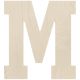Baltic Birch Collegiate Font Letters and Numbers 13 inch M