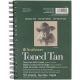 Strathmore Toned Sketch Spiral Paper Pad 5.5inchesX8.5inchesTan 50 Sheets