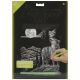 Silver Foil Engraving Art Kit 8 Inch X10 Inch Wolf Moon