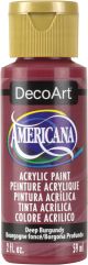 Americana Acrylic Paint 2Oz Deep Burgundy Opaque