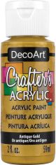 Crafters Acrylic All Purpose Paint 2oz Antique Gold