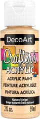 Crafters Acrylic AllPurpose Paint 2ozNatural Beige