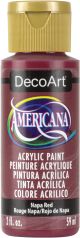 Americana Acrylic Paint 2ozNapa Red Opaque