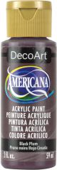 Americana Acrylic Paint 2ozBlack Plum Opaque