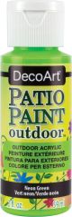 DecoArt Patio Paint 2oz Neon Green