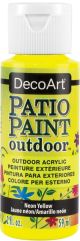 DecoArt Patio Paint 2ozNeon Yellow