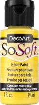 SoSoft Fabric Acrylic Paint 1ozCadmium Yellow