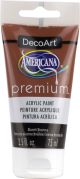 Americana Premium Acrylic Paint Tube 2.5oz Burnt Sienna