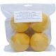 Handy Hands Decor Satin Covered Styrofoam Balls 3 inch 4 Per Pkg Bright Gold
