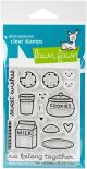 Lawn Fawn Clear Stamps 3 Inch X4 Inch Milk And Cookies