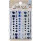BoBunny Double Dot Jewels 86 Per Pkg Blue Hues