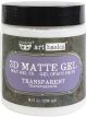 Finnabair Art Basics 3D Matte Gel 8.5oz Transparen