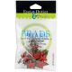 Eyelet Outlet Shape Brads 12 Per PkgPoinsettia
