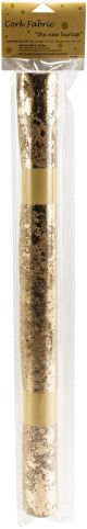 Belagio Packaged Cork Fabric 18inchesX15inchesNatural Copper