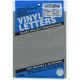 Permanent Adhesive Vinyl Letters and Numbers 2inches 167 Per PkgSilver