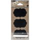 Chalkboard Stickers 6 Per Pkg Shapes