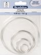 Memory Wire Combo Pack .62mm .5oz Silver Plated 15 Coils