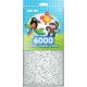 Perler Beads 6000Per Pkg White
