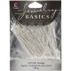 Jewelry Basics Metal Findings 140 Per PkgBright Silver Eye Pins