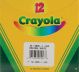 Crayola White Crayons 12 Per Pkg