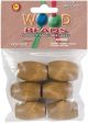 Oval Wood Beads 32mmX22mm 6 Per Pkg Maple