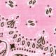 Hav A Hank Paisley Bandanna 22 InchX22 Inch Light Pink