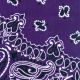 HavAHank Paisley Bandanna 22inchesX22inchesPurple