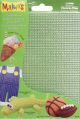 Makins Clay Texture Sheets 7inchesX5.5inches 4 Per PkgSet B Screen Stripe Check and Dot
