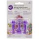 Fondant Mini Cutouts 3 Per Pkg Flower and Leaf