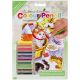 Mini Color Pencil By Number Kit 5 inch X7 inch Family Pets