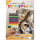 Color Pencil By Number Kit 8.75inchesX11.75inchesSepia Owl