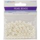 Pearl Beads Value Pack 8mm Ivory 80 Per Pkg